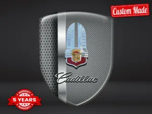 Cadillac Pegatina Sobre 3D Gel Cúpula Drift Elegante ST
